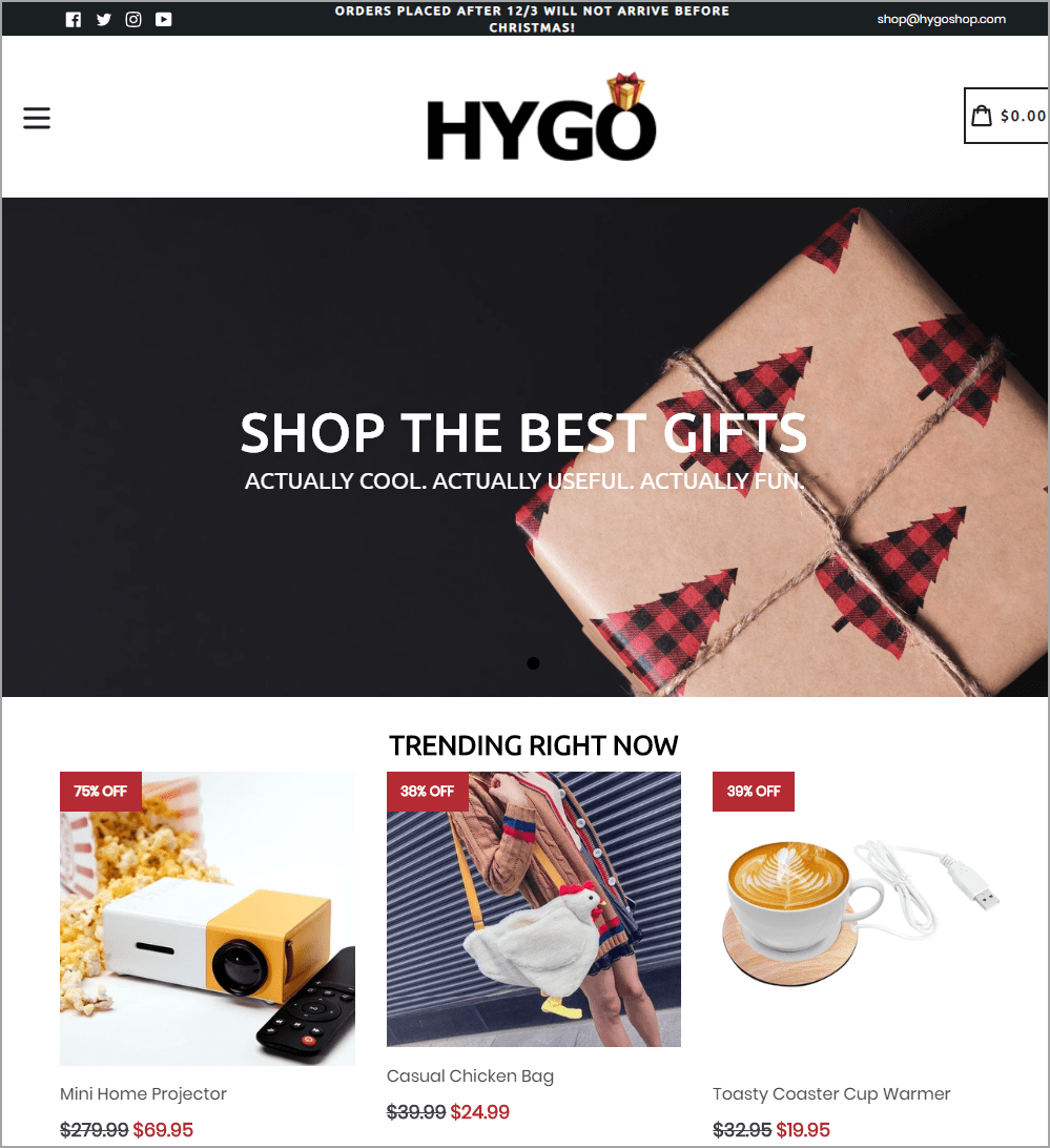 hygoshop listings to scrape