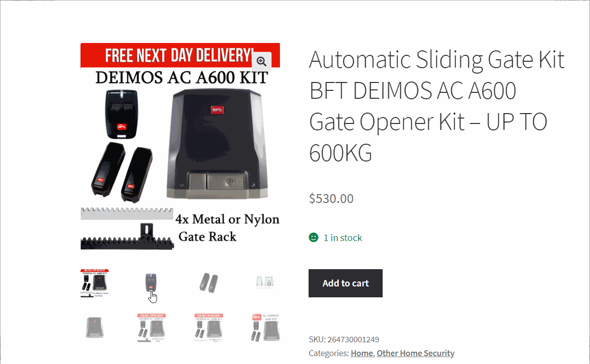 Scraped product details from eBay imported to WooCommerce