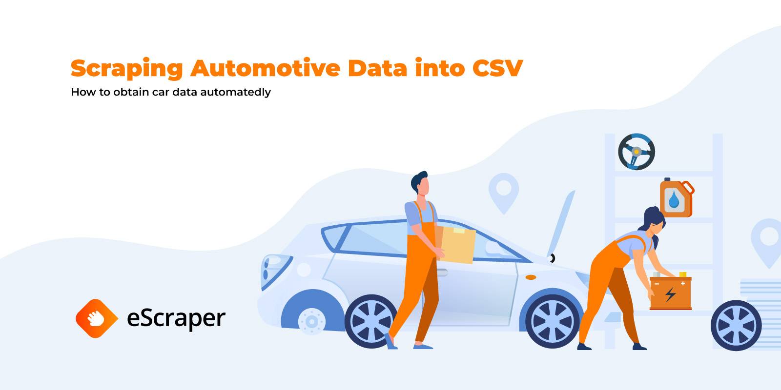 How to scrape car data automatically