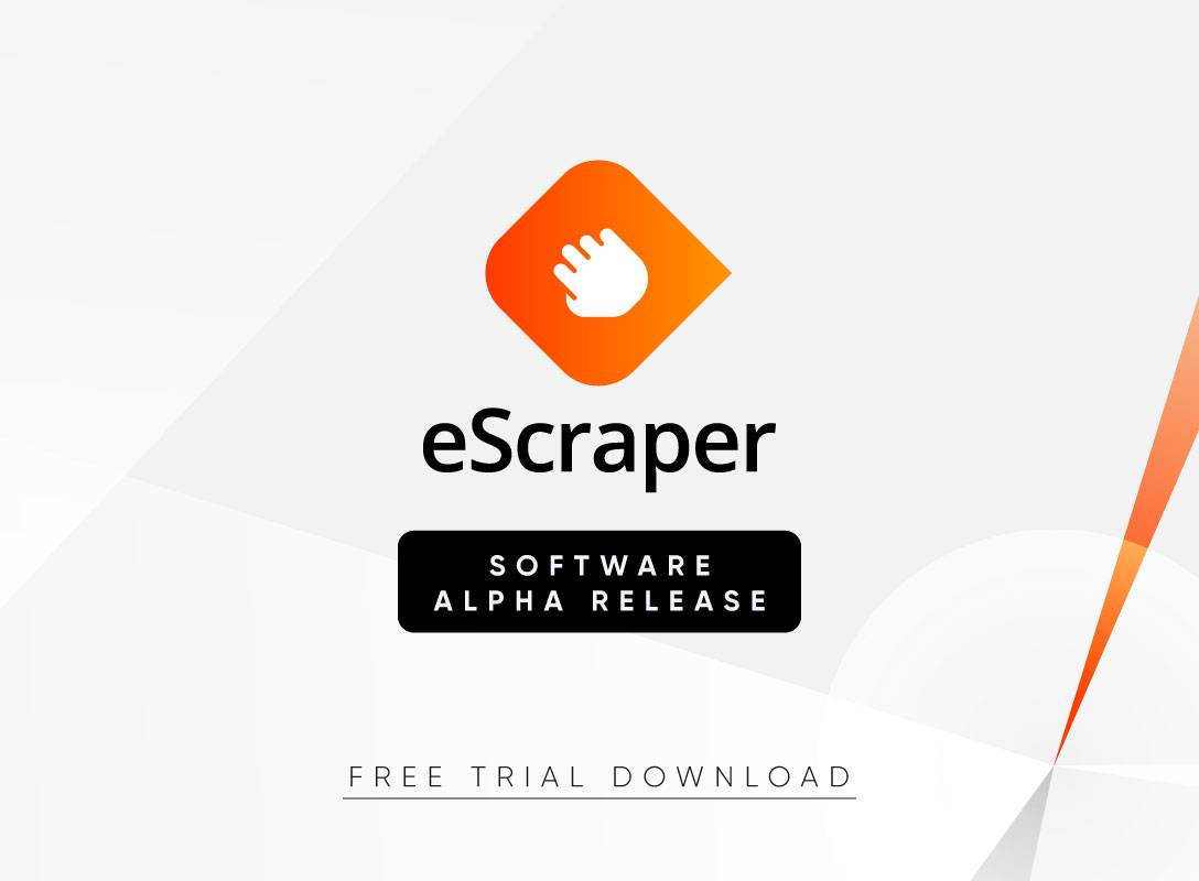 eScraper software v.2022.11.0.11 Alpha – Press Release